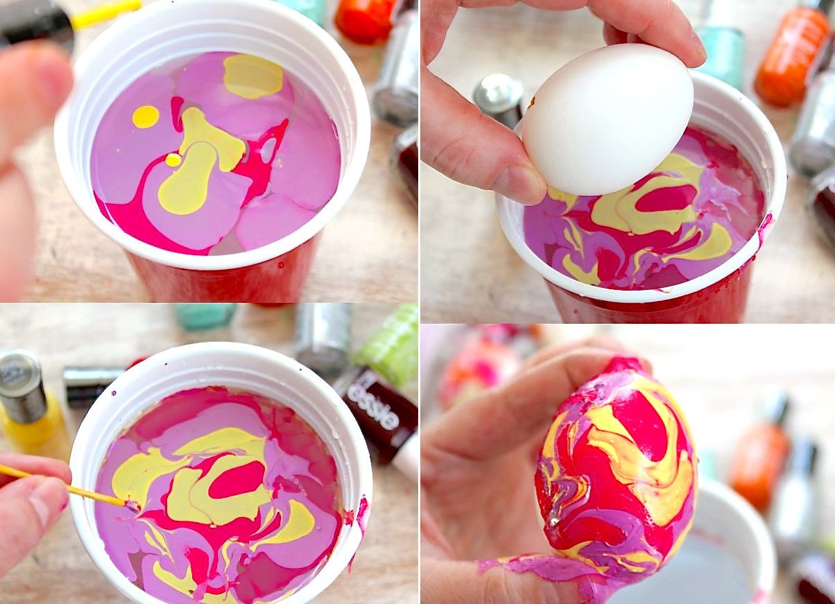 Easter Diy
 DIY Marbled Easter Eggs iCreatived