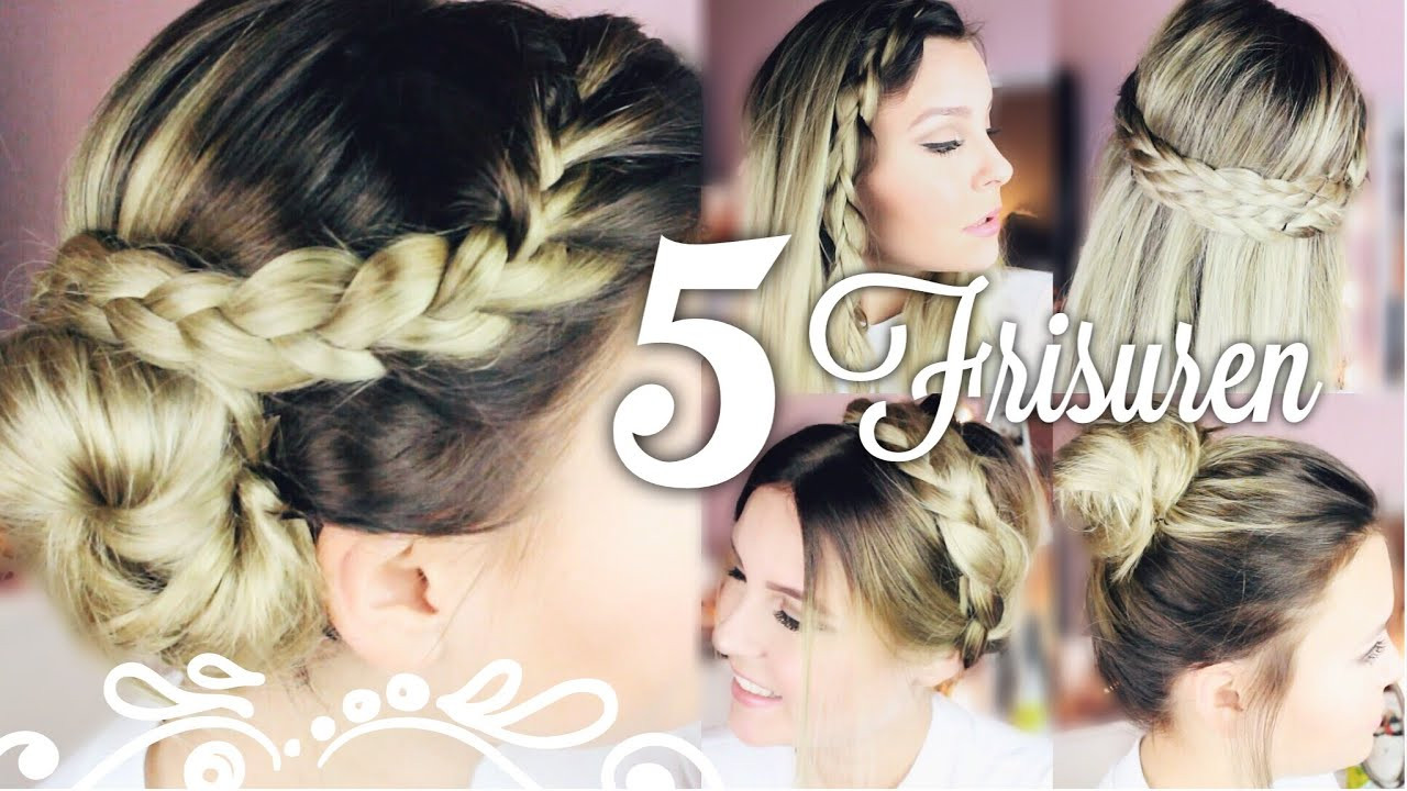 Easy Frisuren
 5 SCHÖNE & EASY " 5 Minuten " FRISUREN ♡