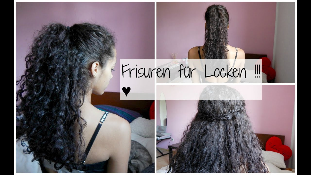 Einfache Frisuren Mit Locken
 Schnelle & Einfache Frisuren für Locken