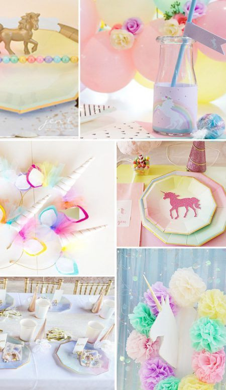 Einhorn Geburtstagsparty
 einhornparty ideen Einhorn Geburtstag