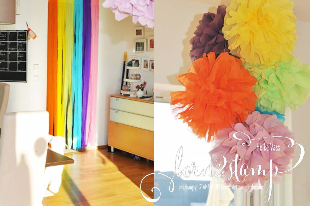 Einhorn Geburtstagsparty
 Sara s Einhorn Party born2stamp Heike Vass