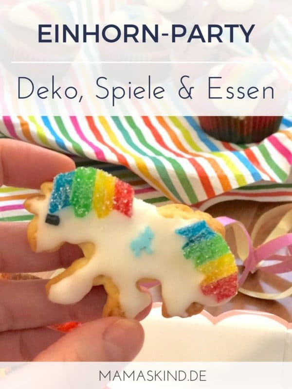 Einhorn Geburtstagsparty top 20 Regenbogen Einhorn Geburtstag Deko Spiele &amp; Kuchen