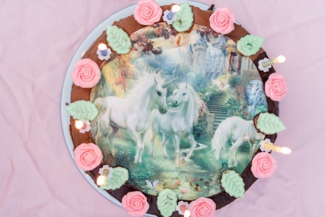 Einhorn Geburtstagstorte
 Kindergeburtstag Einhorn