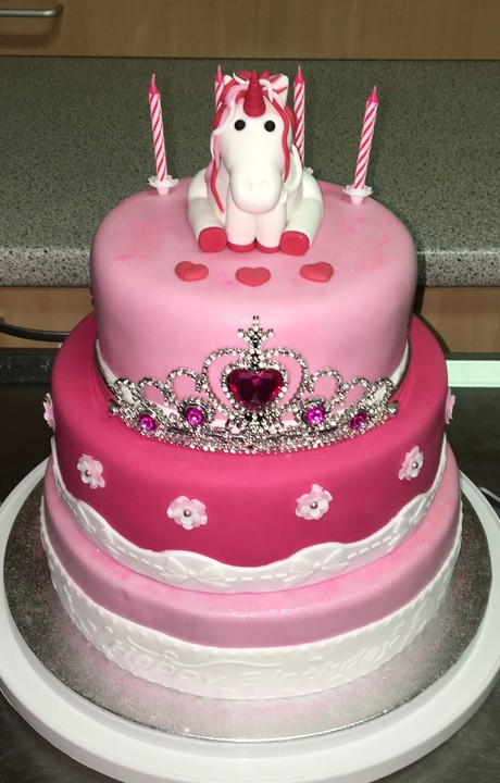 Einhorn Geburtstagstorte
 Fondant torte Rezepte