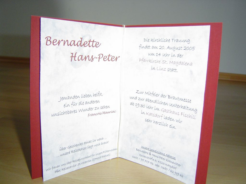 Einladung Zur Hochzeit
 Einladungskarten Hochzeit Text Einladungskarten Hochzeit