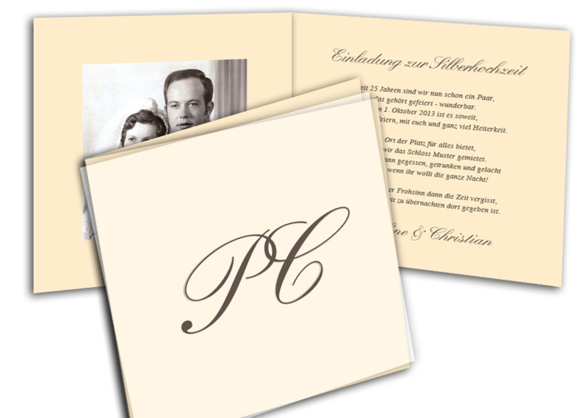 Einladung Zur Hochzeit
 Silberhochzeit feiern Einladungskarten und Einladungstexte