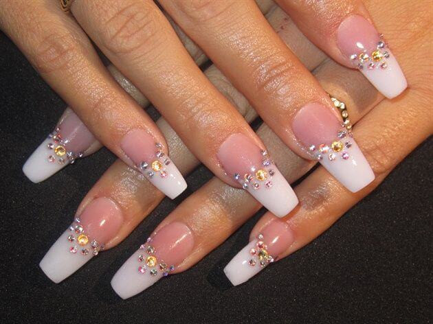 Elegantes Nageldesign
 28 Fotos de Uñas decoradas para Novias 2014 2015 – Parte 2