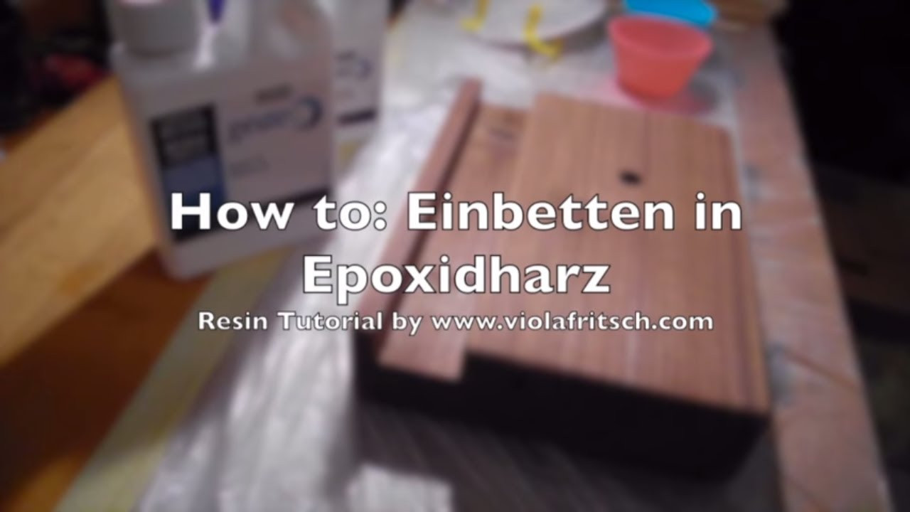 Epoxidharz Diy
 How to Epoxidharz Tutorial gießen in Holz für Beginners