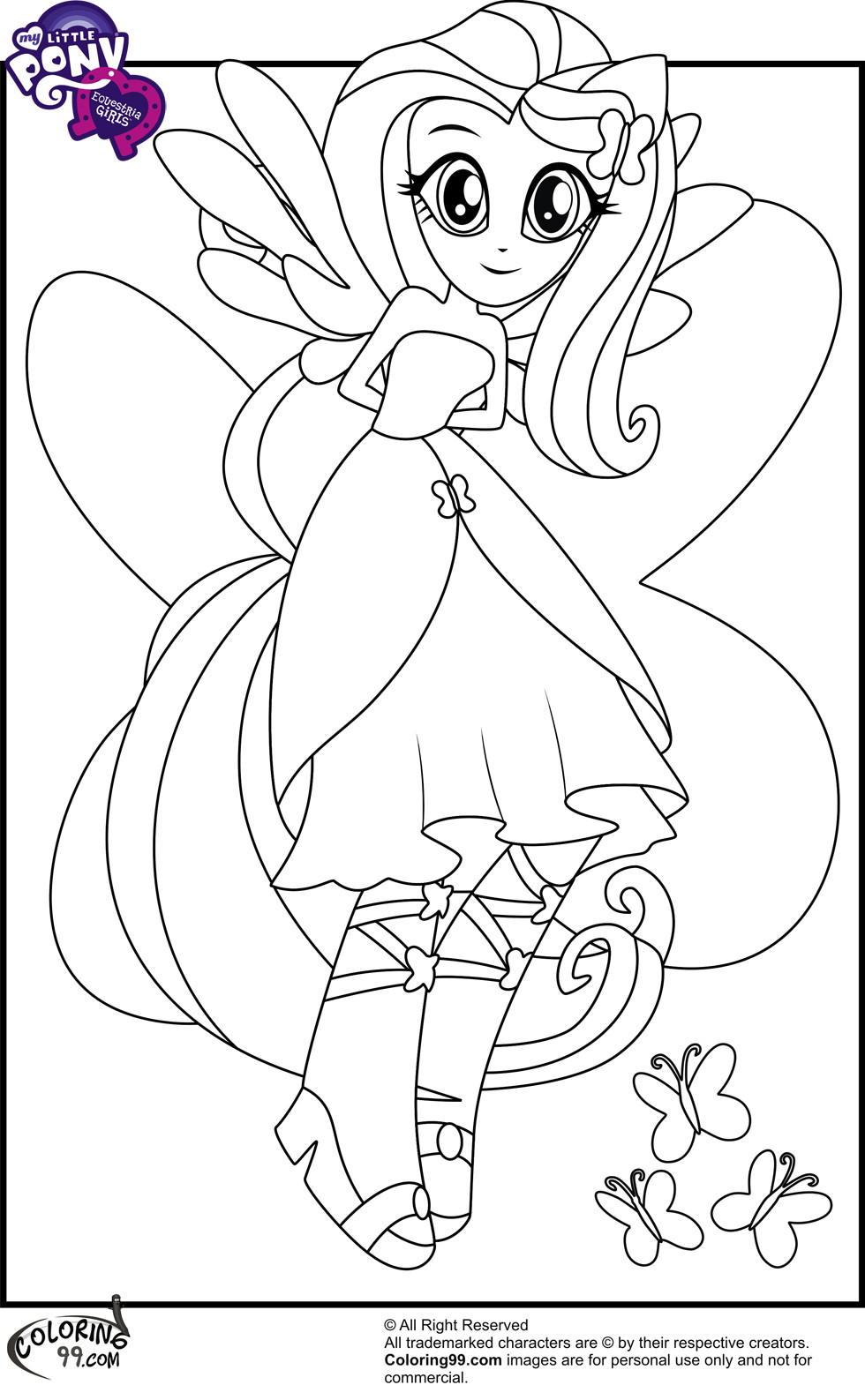 Equestria Girls Ausmalbilder
 My Little Pony Equestria Girls Coloring Pages