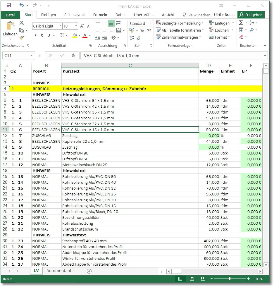 Excel Vorlagen Handwerk Kalkulation Kostenlos
 Excel Vorlagen Handwerk Kalkulation Kostenlos – De Excel
