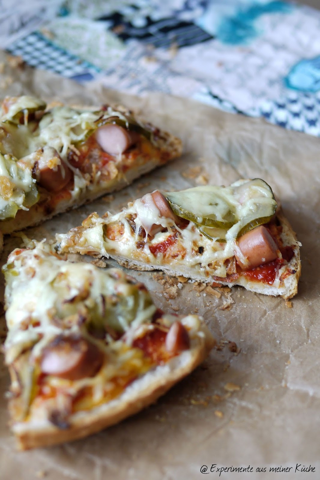 Experimente Aus Meiner Küche
 Experimente aus meiner Küche Hot Dog Fladenbrotpizza