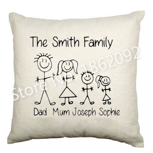 Familien Geschenke
 Aliexpress Buy Funny Custom Name Family Cushion