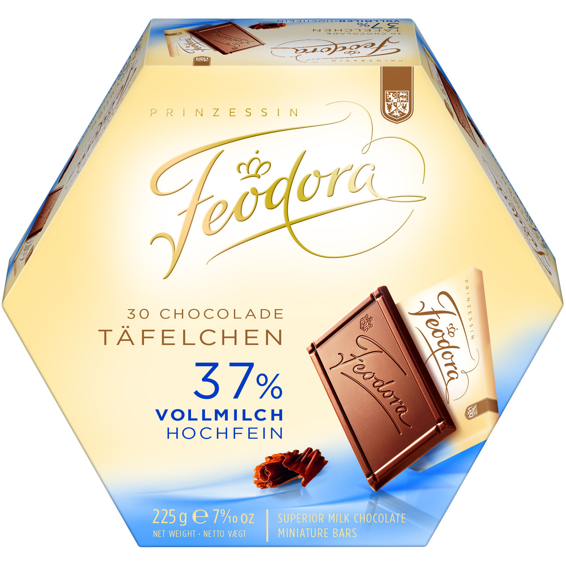 Feodora.De/Geschenke
 Feodora Chocolade Täfelchen Vollmilch Hochfein