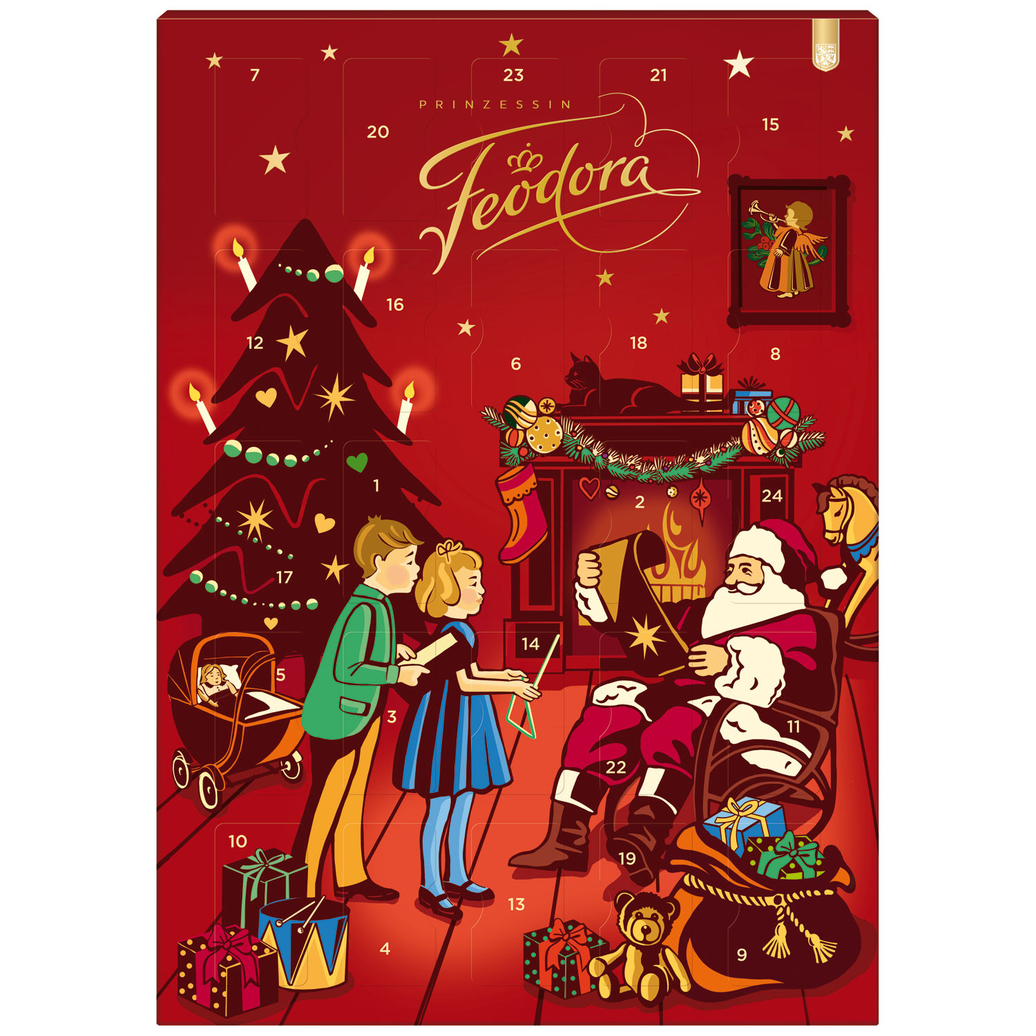 Feodora.De/Geschenke
 Feodora Adventskalender Weihnachtsmann