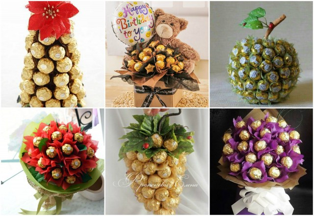 Ferrero Rocher Geschenkideen
 Süße Überraschung mit Ferrero Rocher 20 dekorative Ideen