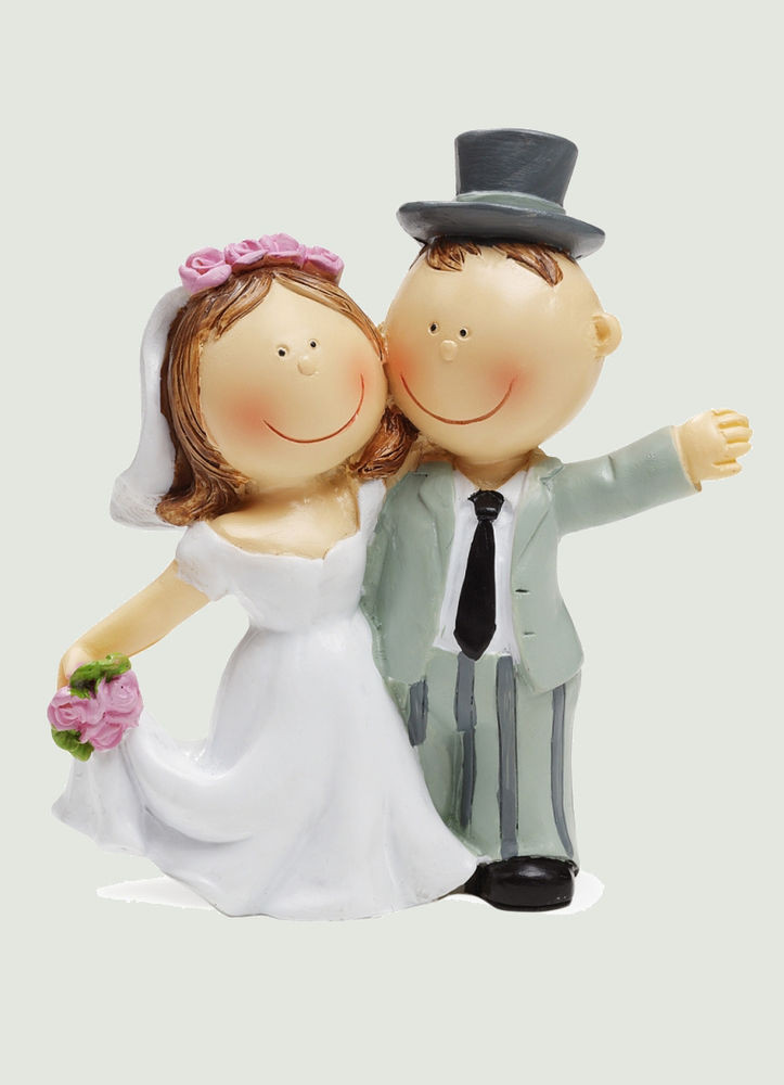 Figur Hochzeitstorte
 Hochzeitspaar Hochzeit Brautpaar Tortenaufsatz