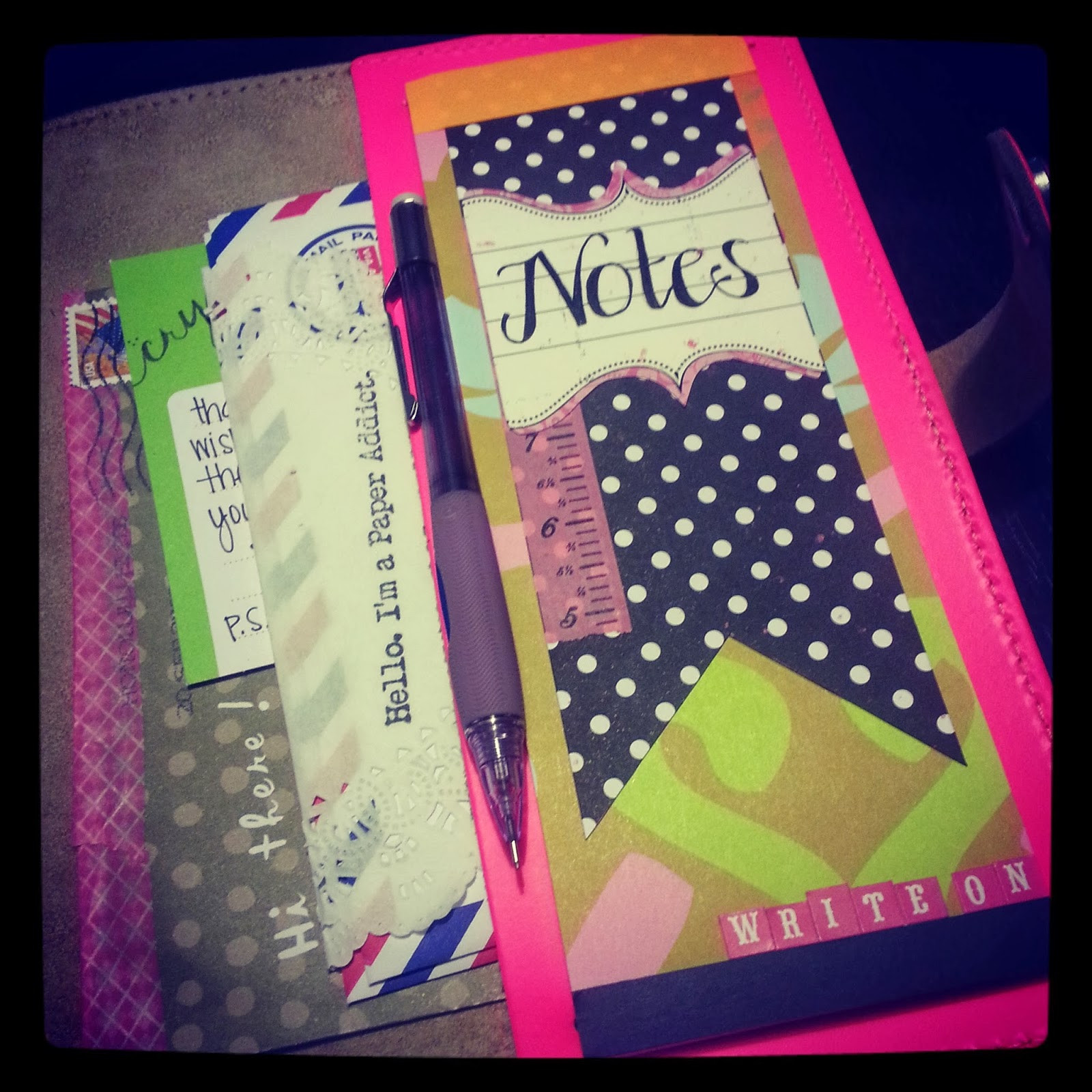 Filofax Diy
 A Crafty Island Girl Filofax DIY Customized A5 Notepad