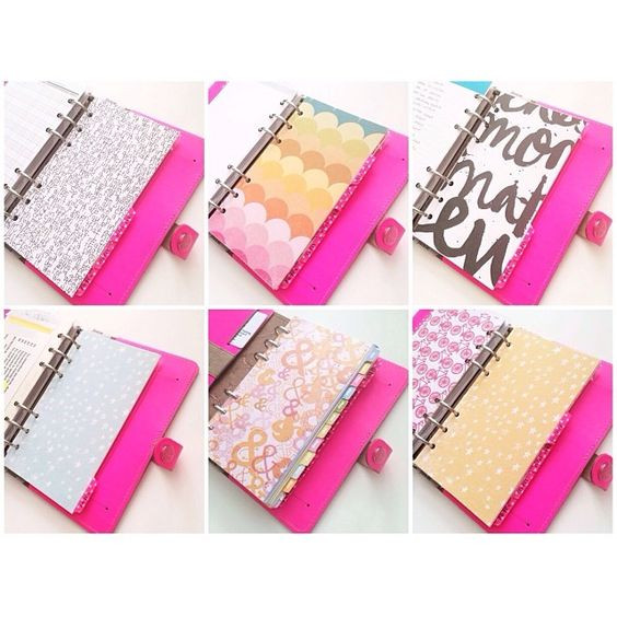 Filofax Diy
 Beautiful diy filofax dividers Planner