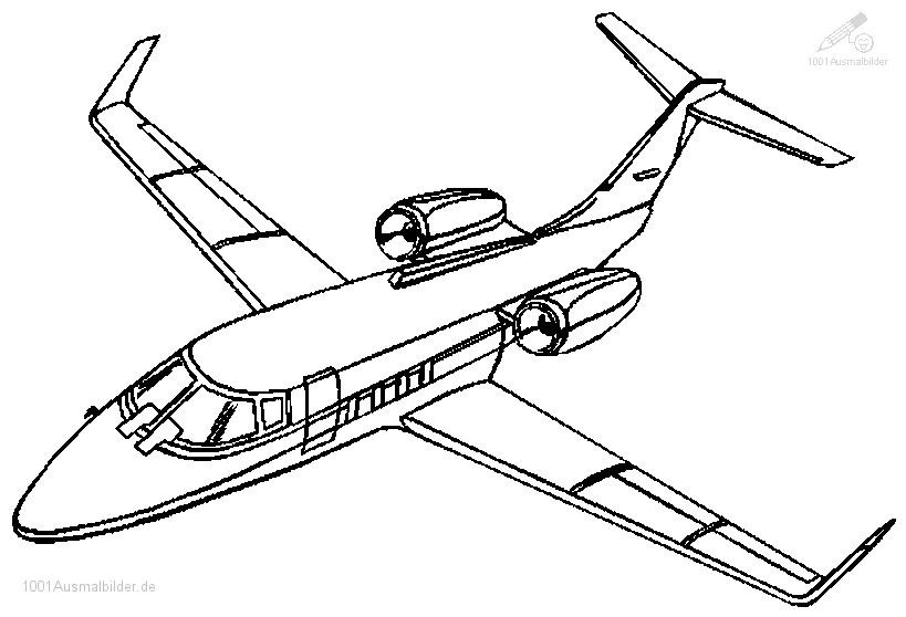 Flugzeug Ausmalbilder
 Ausmalbild Flugzeug Boeing