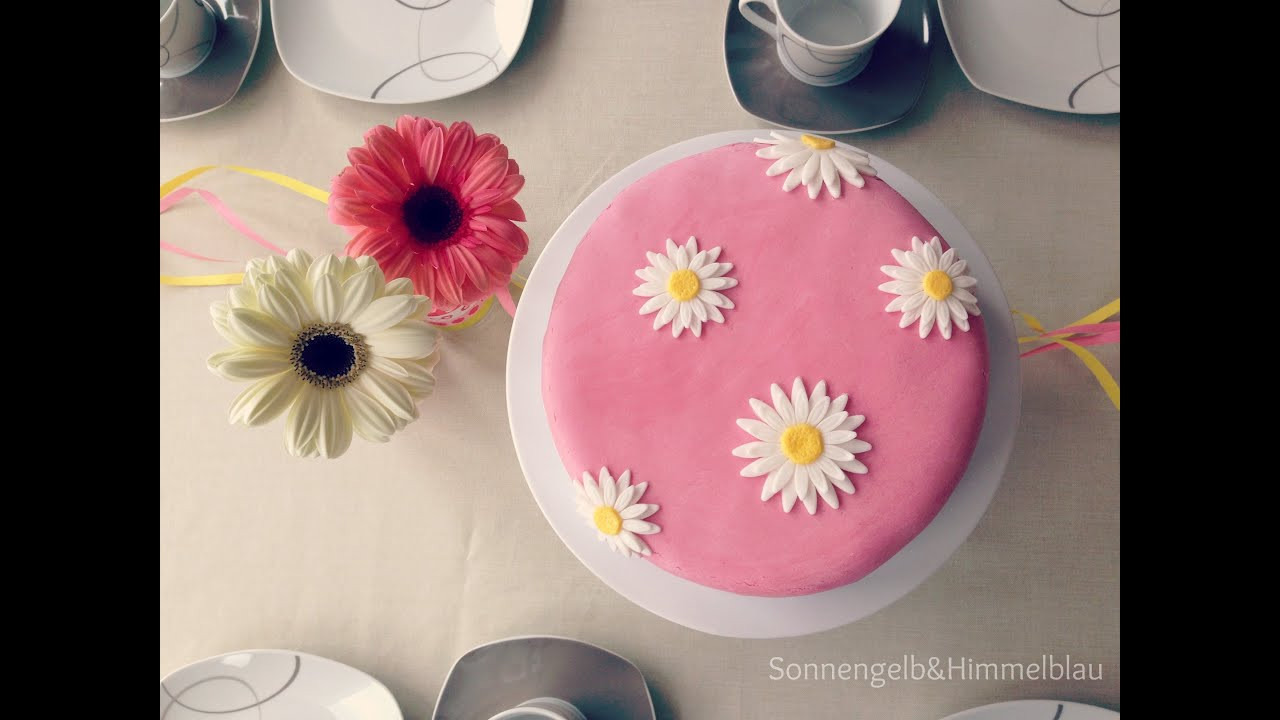 Fondant Geburtstagstorte
 Backvideo KiBa Fondant Geburtstagstorte