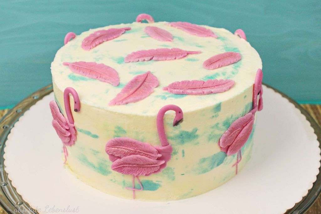 Fondant Geburtstagstorte
 Flamingo Torte – Geburtstagstorte selber machen – Torten