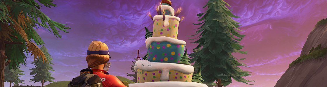 Fortnite Geburtstagskuchen
 Fortnite Birthday Cake Standorte Alle Fortnite Cakes