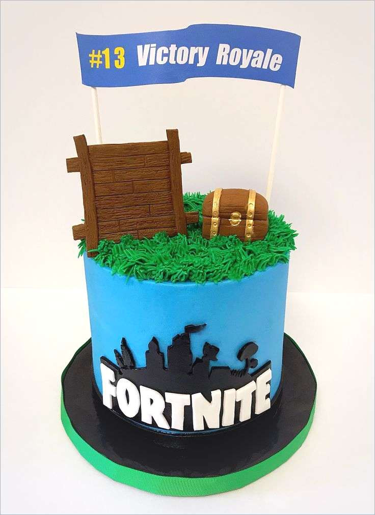 Fortnite Geburtstagstorte
 Fortnite Kuchen Deko Psp4 Fortnite Cake Fortnite Bday