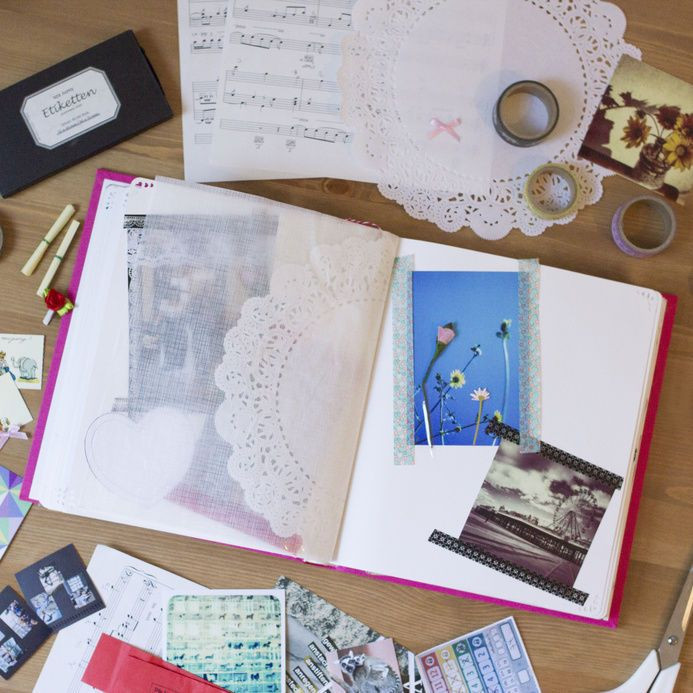 Fotoalbum Gestalten Diy
 DIY Fotobücher erfundene Geschichten Ideen für Bücher