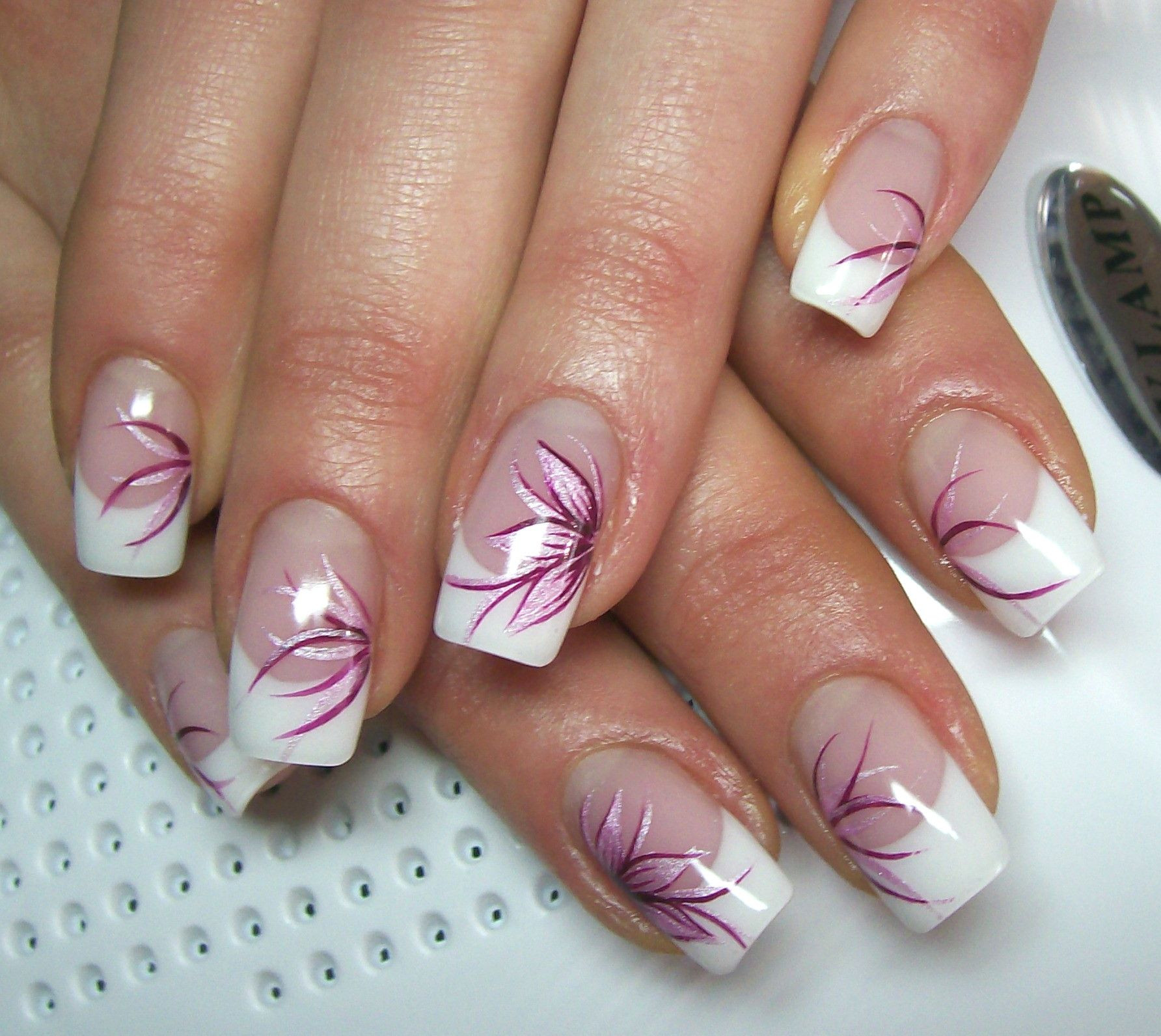 French Nageldesign
 Nageldesign french nageldesign Pinterest