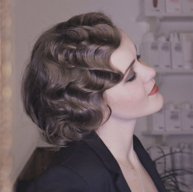 Frisuren 1920Er
 Die besten 17 Ideen zu Wasserwelle auf Pinterest