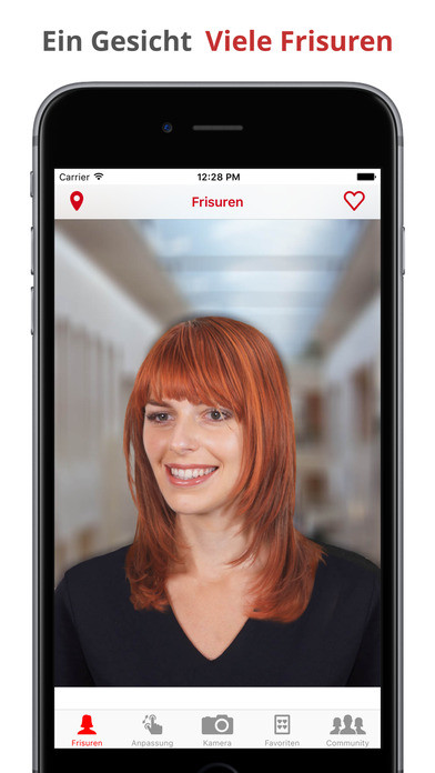 Frisuren Ausprobieren App
 „Hair Zapp“ im App Store