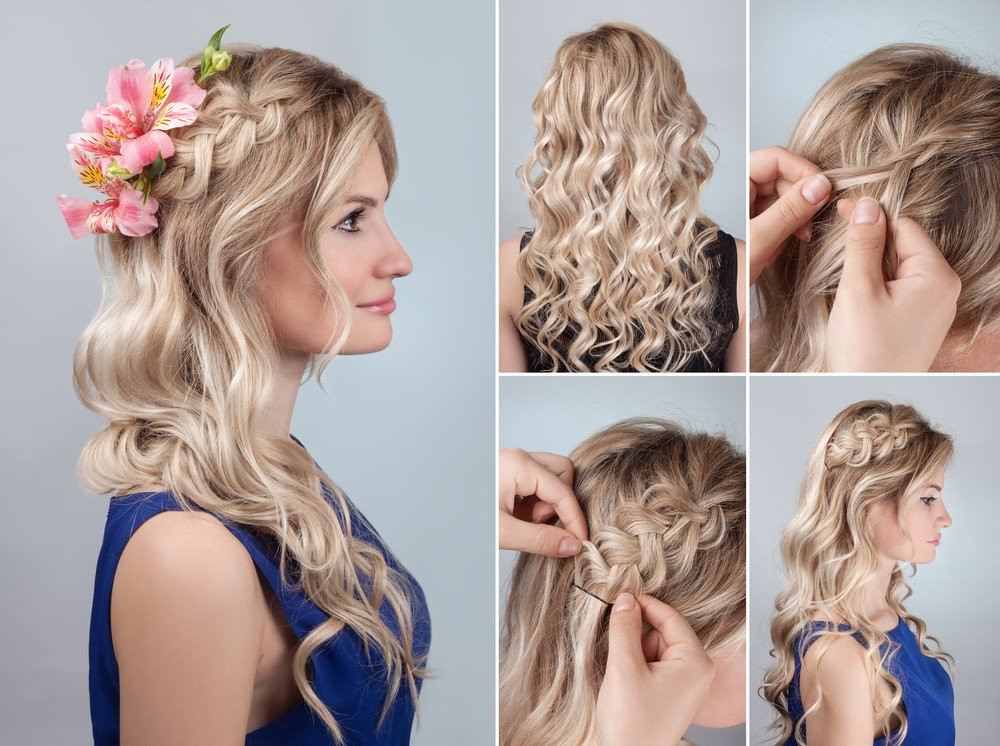 Frisuren Tutorial
 Tutorial Flechtfrisur Blumenschmuck Frisuren Magazin