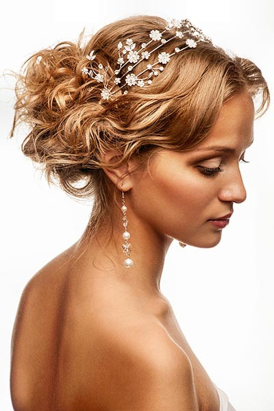 Frisuren Zur Hochzeit
 Romantik Braut im Undone Look