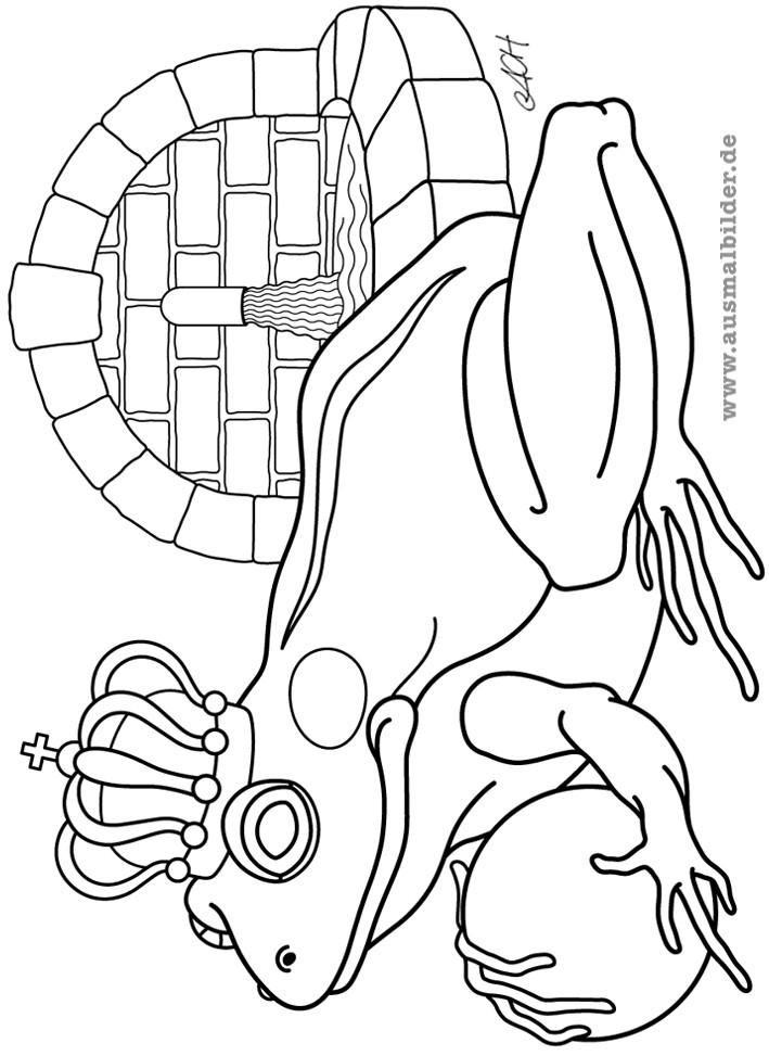 Ausmalbilder Froschkönig: Entdecke die Magie des Malens!