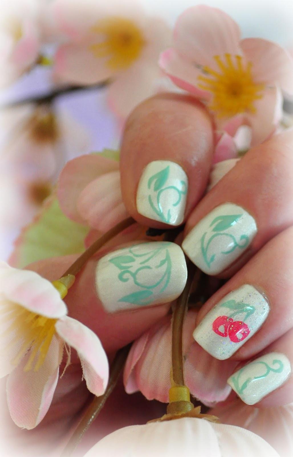 Frühlings Nageldesign
 Frühlingsnägel Nageldesign