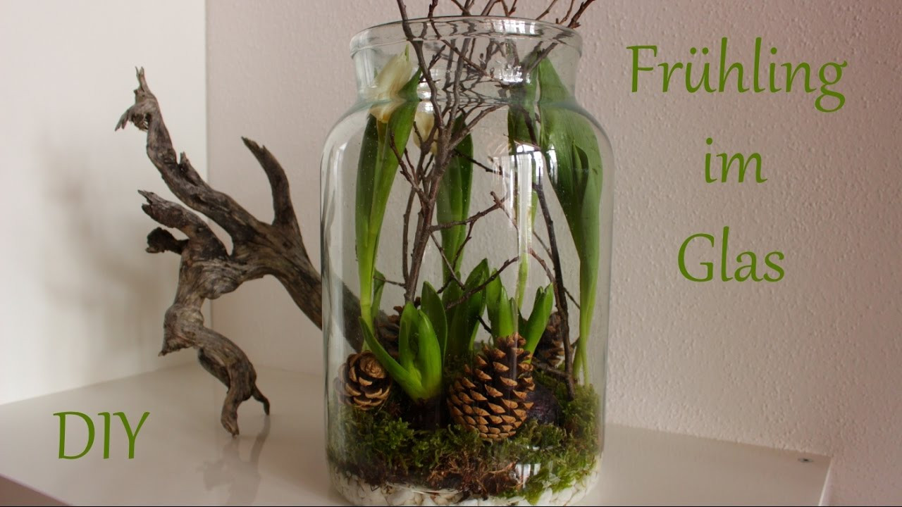 Frühlingsdeko Diy
 DIY Frühling im Glas