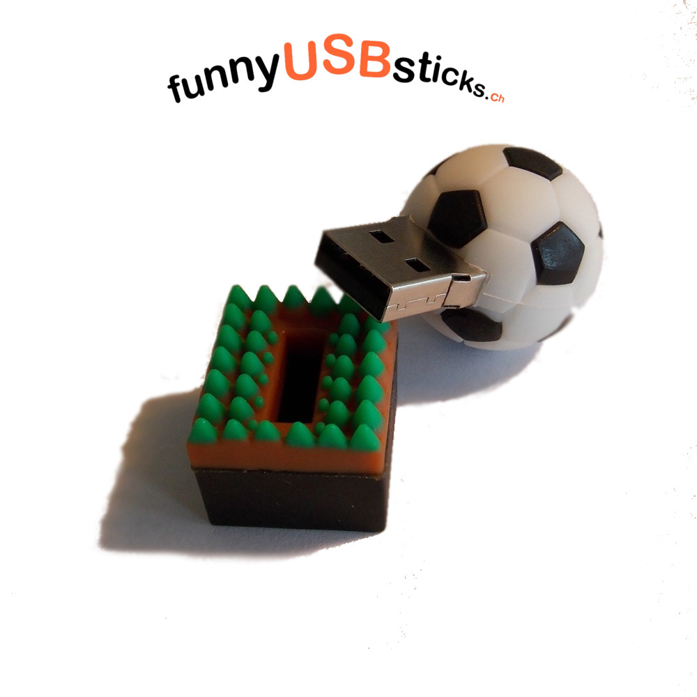 Fußball Geschenke
 Fussball USB Stick funnyUSBsticks witzige lustige USB