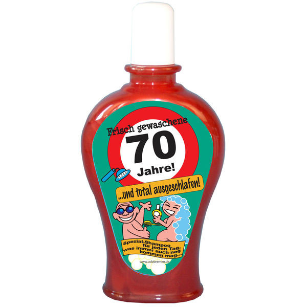 Gag Geschenke
 70 Geburtstag Shampoo 350ml Scherzartikel witzige