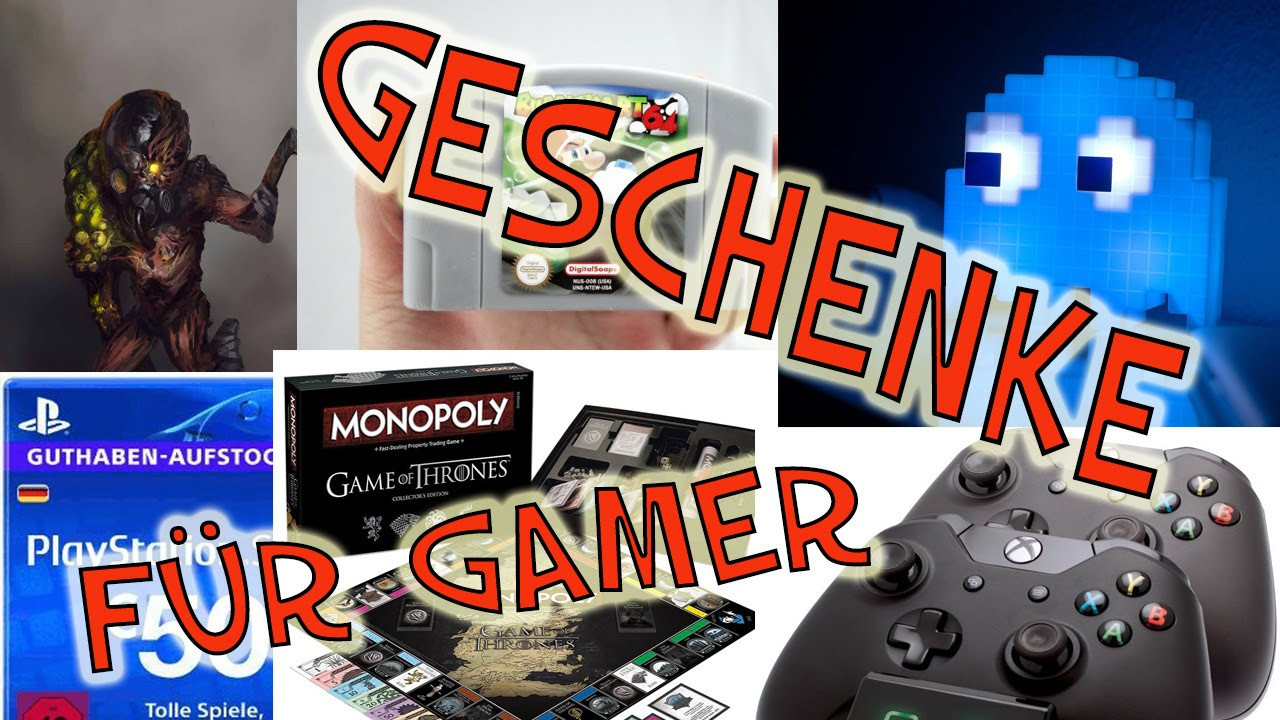 Gamer Geschenke
 Geschenke für Gamer Part 1