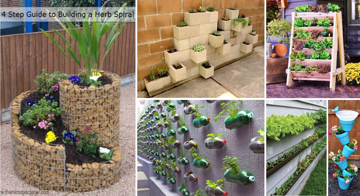 Garden Diy
 25 Creative DIY Vertical Gardens For Your Home