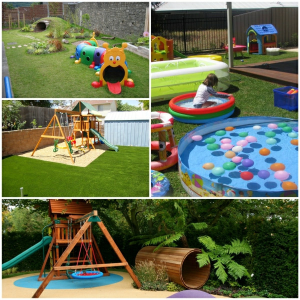 Garten Ideen Diy
 Outdoor Spielplatz im Garten für amüsante Kinderspiele