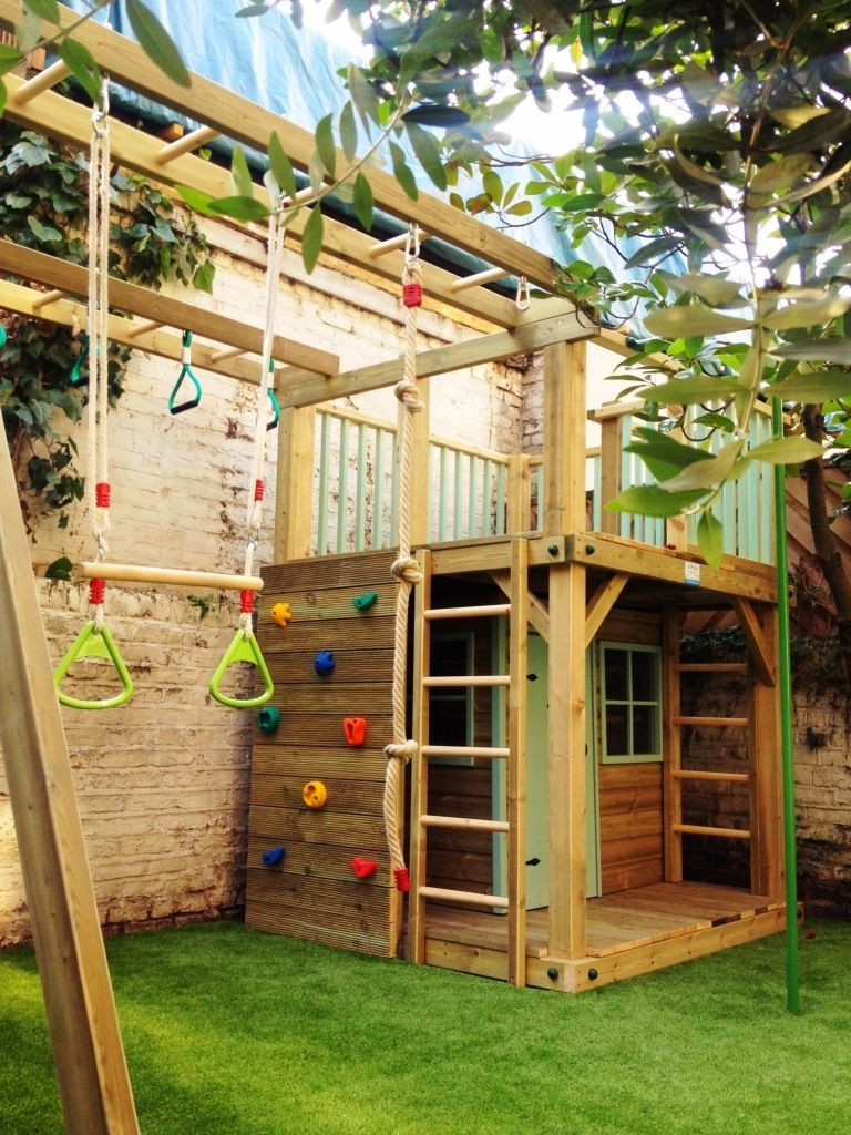 Garten Spielhaus
 Spielhaus für den Garten selber bauen DIY Anleitung