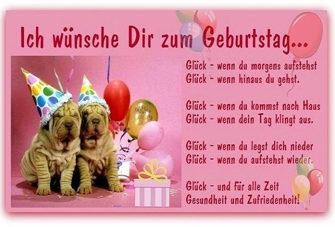 Geburtstagsbilder 18
 Ich wünsche Dir zum Geburtstag Glück wenn du morgens