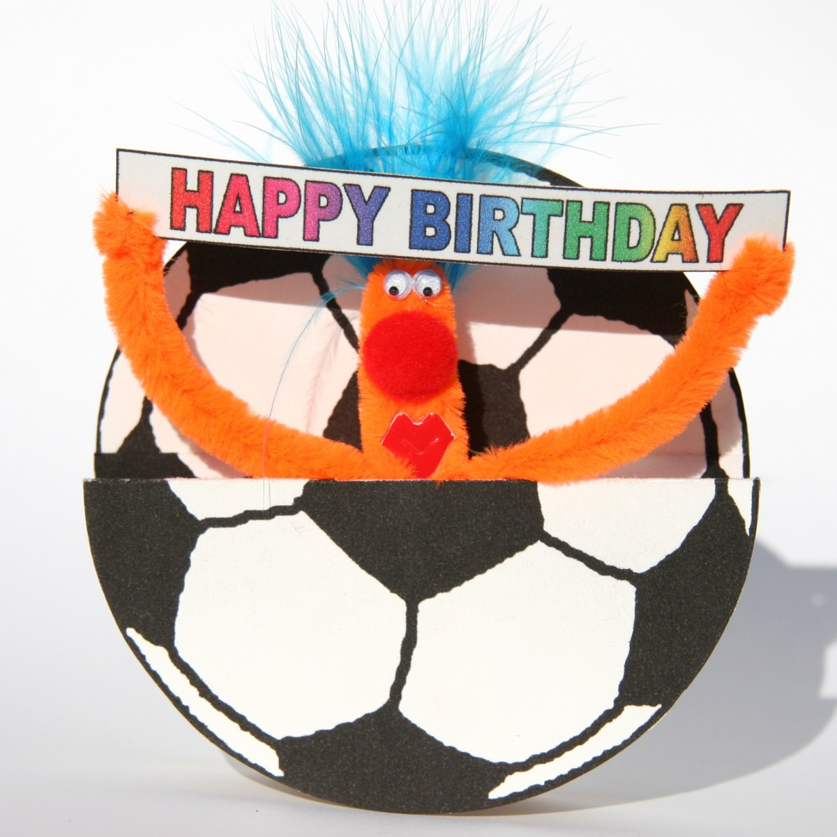 Geburtstagsbilder Fussball
 Pop Up 3D Geburtstag ZZ Design Grußkarte PopShot Happy