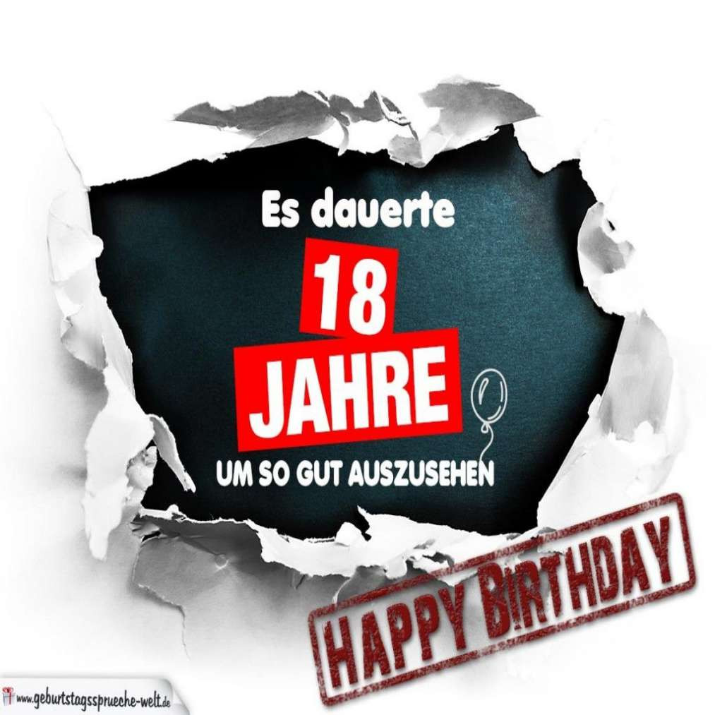 Geburtstagsbilder Zum 18
 18 Geburtstag Bilder Kostenlos Home Ideen