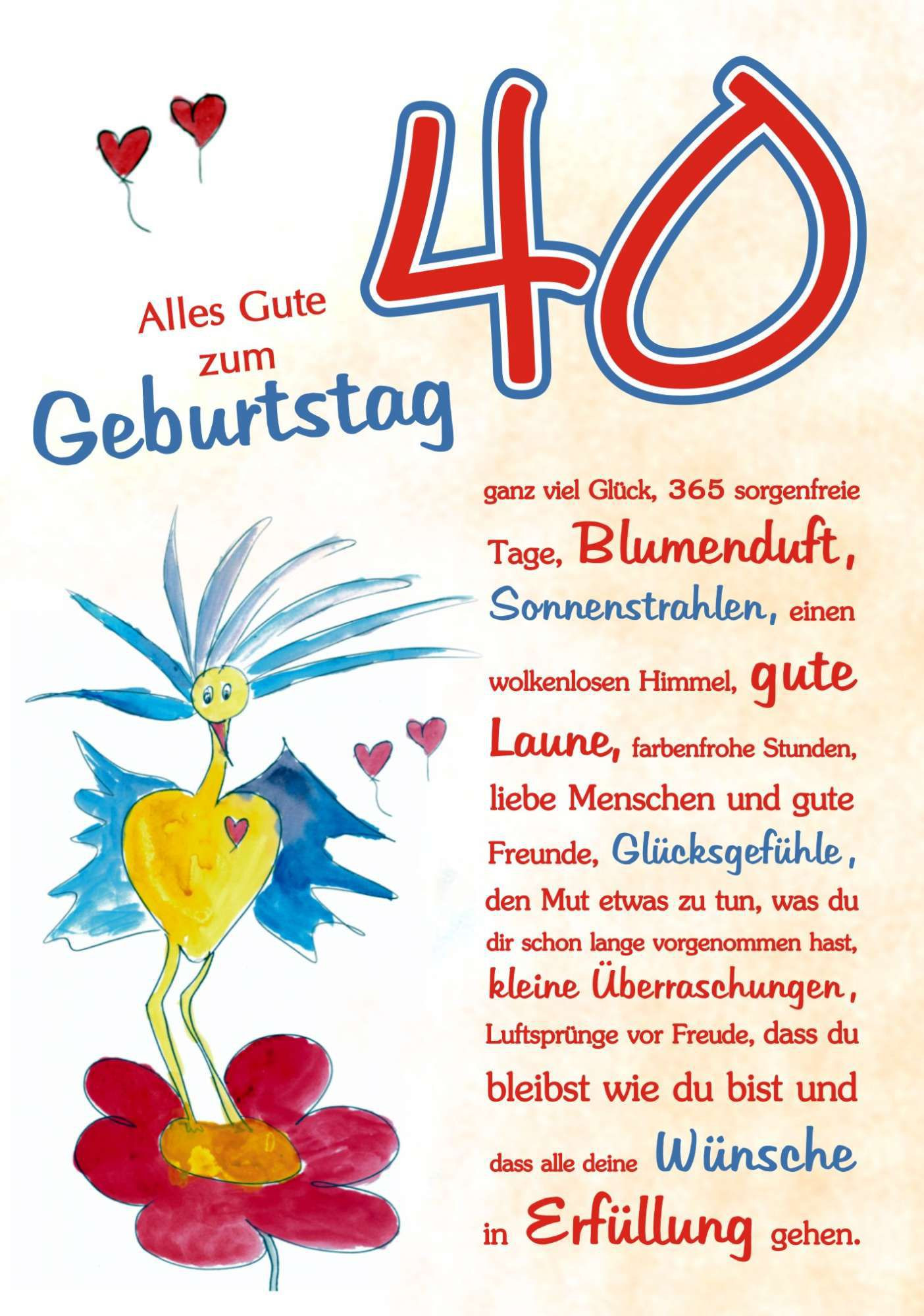 Geburtstagsbilder Zum 40
 40 Geburtstag Bilder Zum Ausdrucken