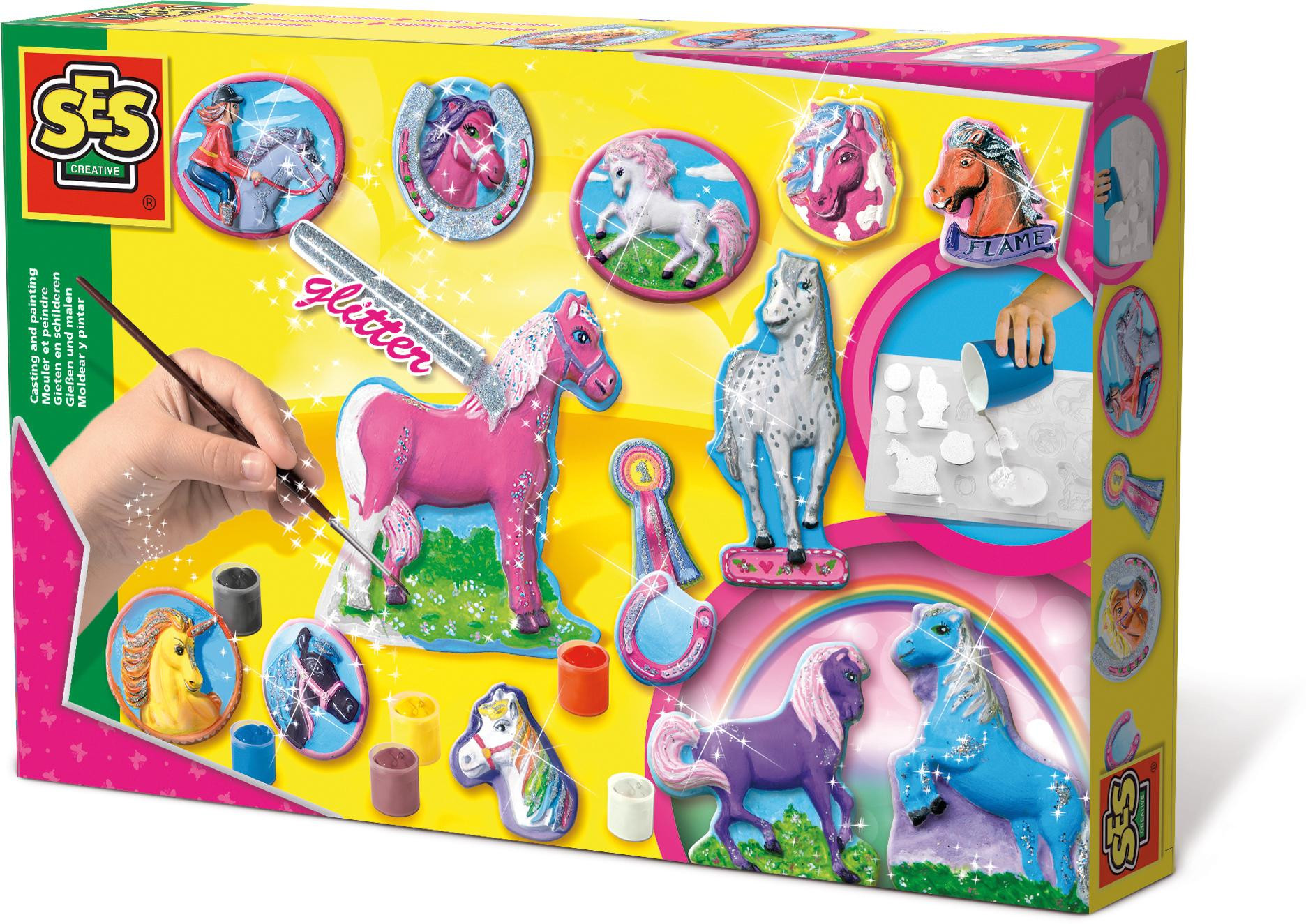 Geburtstagsgeschenk 3 Jahre
 SES Pferde gießen und anmalen Amazon Spielzeug