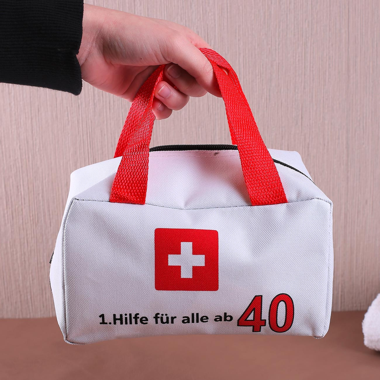 Geburtstagsgeschenk 40
 kleiner Notfallkoffer zum 40 Geburtstag