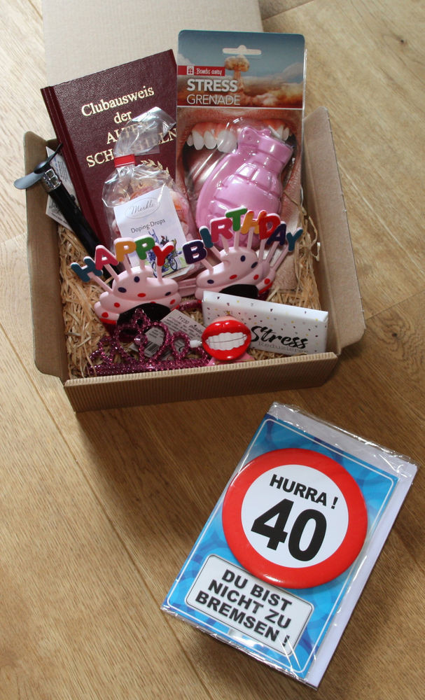 Geburtstagsgeschenk 50
 40 Geburtstag Geschenk Frau Geschenkidee