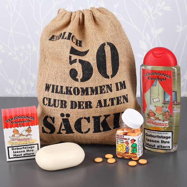 Geburtstagsgeschenk 50 Mann
 Geschenkset zum 50 Geburtstag